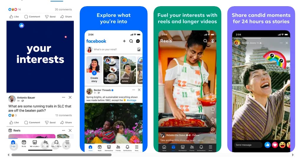 Kluczowe funkcje Facebook