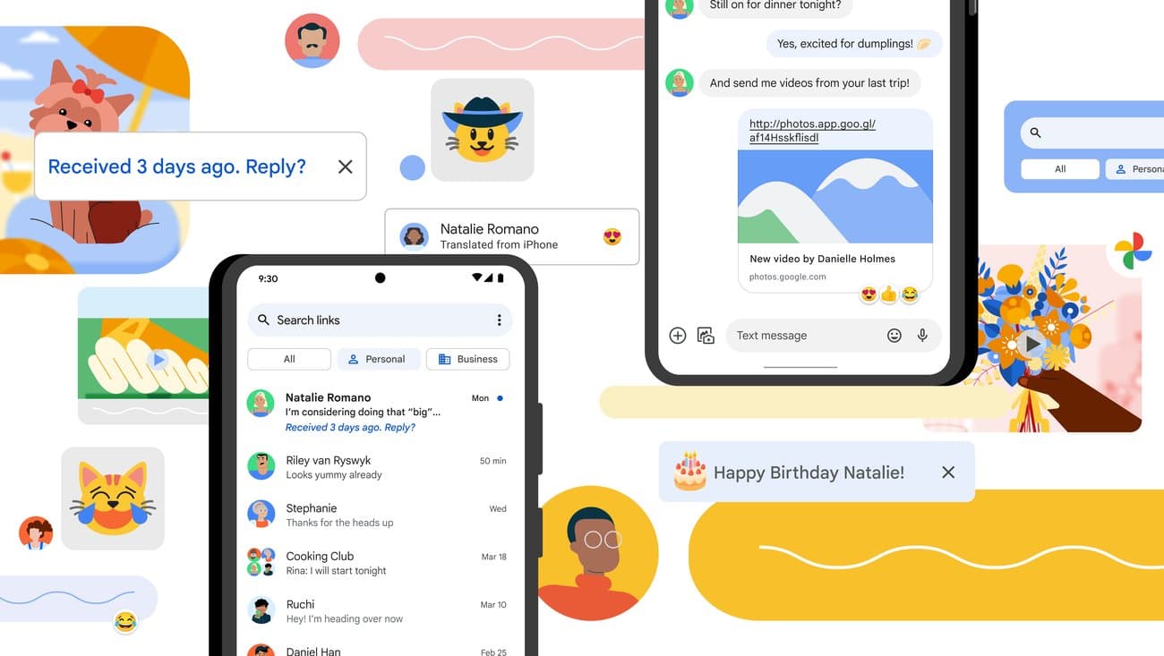 Google Messages a konkurencja