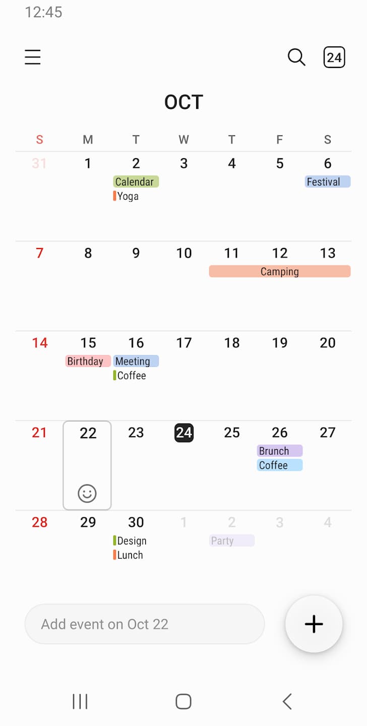 Wprowadzenie do Samsung Calendar
