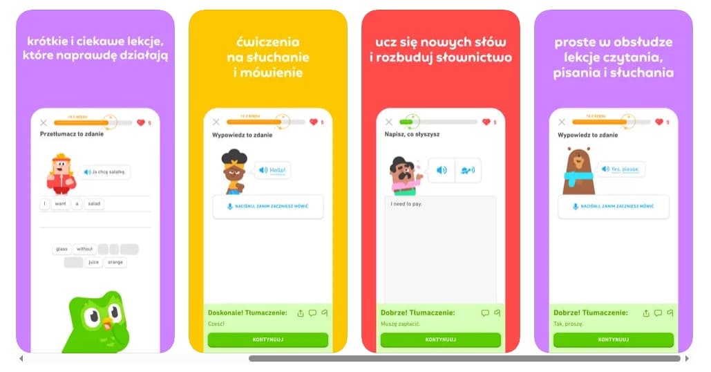 Jak działa nauka w aplikacji Duolingo?